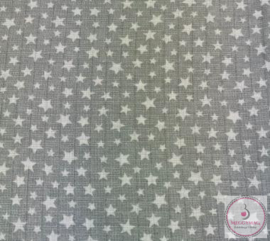 Mintás textil pelenka 70*80 cm szürke csillagos 